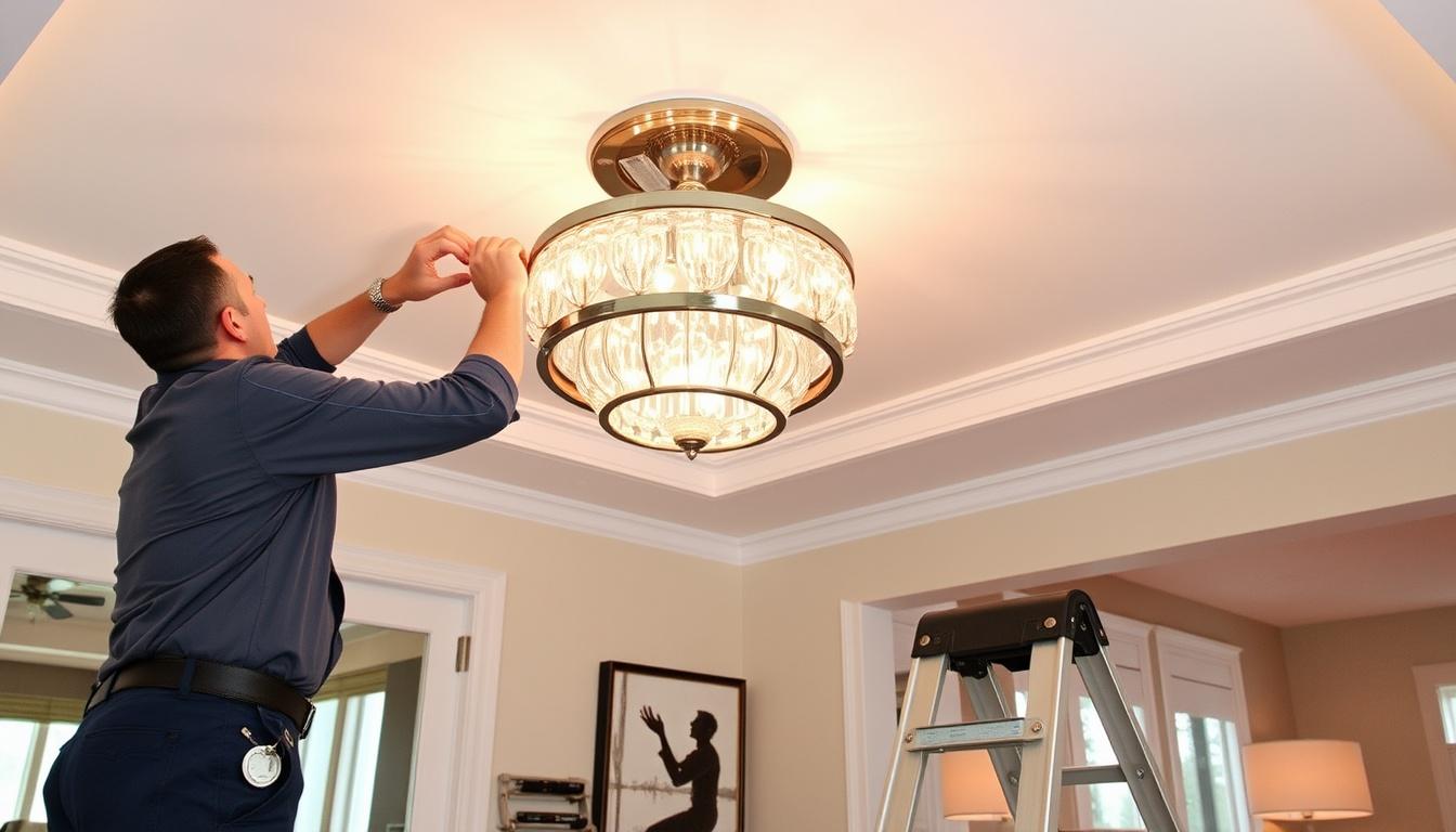 Stylish Living Room Lighting